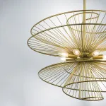 728183 Люстра ZETA 8х40W E14 ЗОЛОТО Lightstar