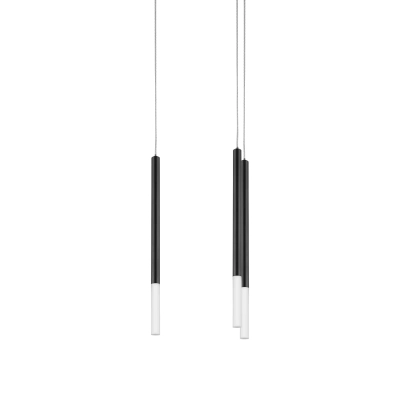L3T747147 Люстра TUBO LED 15W 840LM 360G ЧЕРНЫЙ 4000K (574717+747147 (3шт)