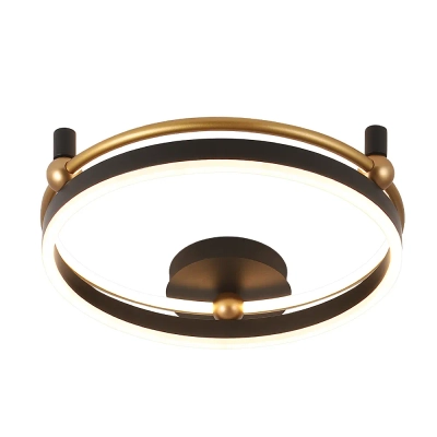 Светильник потолочный Crystal Lux FERNANDO PL48W LED BLACK/GOLD 0621/148