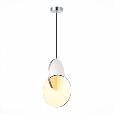 SL6107.103.01 Светильник подвесной ST-Luce Хром/Белый Хром LED 1*14W 3000K