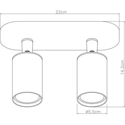 Спот Arte Lamp AQUARIUS A3226PL-2BK, 2хGU10
