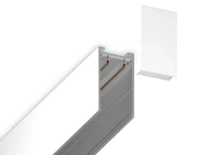 Заглушка для шинопровода Magnetic 220V GL1057 WH белый 30.6*56*2 (2шт)
