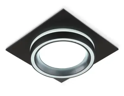 Светильник встраиваемый TU5230 BK черный IP20 GX70 D150*150*52