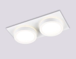 Светильник встраиваемый TN52423/2 WH/FR белый/белый матовый GX53 max 12W 210*105*45