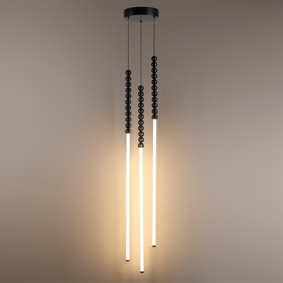 7149/33L HIGHTECH ODL26 221 светильник черный/акрилл/металл IP20 LED 32W 2200Лм 3500K 300° 220V MONELLA