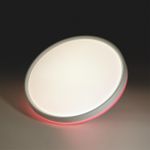 7708/DL COLOR SN 100 Светильник пластик/белый/розовый LED 48Вт 4000К D420 IP43 KEZO PINK