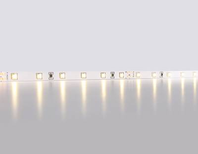 Светодиодная лента GS3001 2835 60Led/ 6W m/ 24V IP20 3000K/ 5000*8*1.2mm/ кратность резки 100mm (2 конт.)