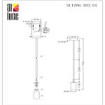 SL1206.503.01 Светильник подвесной ST-Luce Белый/Белый GU10 1*5W
