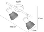 Спот Arte Lamp PARRY A5062AP-2AB, 2хE14