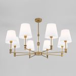 Умная потолочная люстра 60145/8 латунь