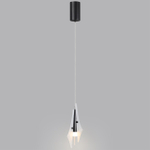 5442/6LA L-VISION ODL_EX26 059 черный/бел.матовый/металл/стекло/акрил Подвес LED 6W 3000K 633Лм AFALINA