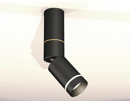 Комплект накладного поворотного светильника с акрилом XM6313135 SBK/FR черный песок/белый матовый MR16 GU5.3 (C6323, A2062, A2221, C6313, N6229)