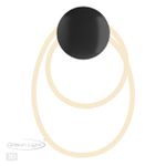 4398/20WL HIGHTECH ODL23 135 черный/металл/канат Настенный св-к IP20 LED 20W 3000K CORDA