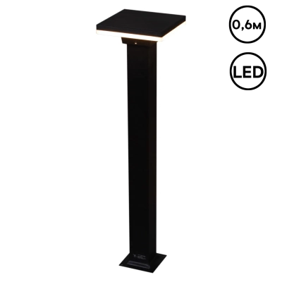 09975-0.7-001KT 0,6M LED12W BK фонарь Reluce, LED