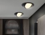 Светильник встраиваемый G10123 BK черный GX53 max 12W D120*48