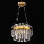 Citilux Sheldon CL339143 LED Люстра хрустальная с пультом Бронза