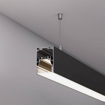 Профиль IP-LINE-5475-2000 BLACK (Arlight, Алюминий)