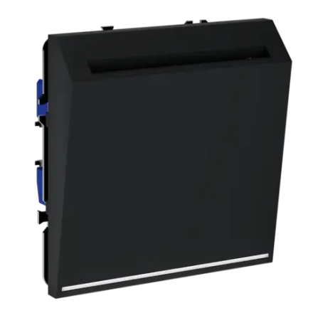 VLS010708 Выключатель встраиваемый VOLTUM S70 карточный 16А, (черный матовый). (ТМ Maytoni)