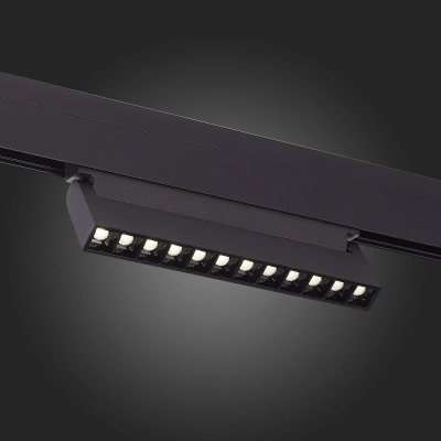ST364.446.12 Магнитный трековый светильник Черный LED 1*12W 4000K 1 009Lm Ra>80 36° IP20 L219xW22xH108 48V