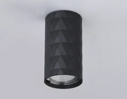Светильник накладной TN213183 BK черный GU10 max 12W D55*100