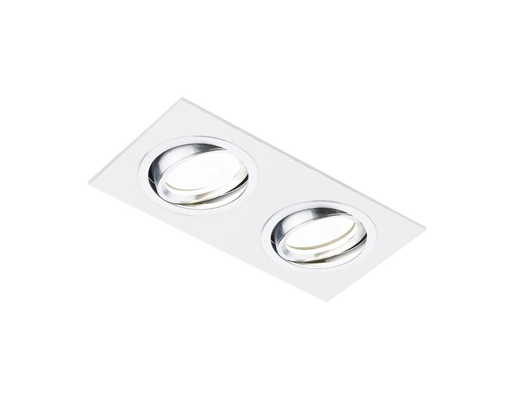 Встраиваемый потолочный точечный светильник A601/2 W белый