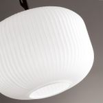 4754/1 PENDANT ODL21 489 белый/черный Подвес E27 60W ROOFI