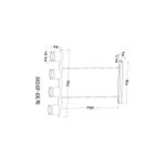 Подвесная люстра Arte Lamp LEGACY A8024SP-4BK, 4хGX53