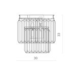 Настенный светильник Divinare NOVA 3001/01 AP-2, 2хE14