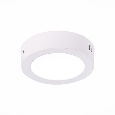 ST112.542.06 Светильник настенно-потолочный Белый LED 1*6W 4000K 370Lm Ra80 120° IP20 D110xH28 90-265V