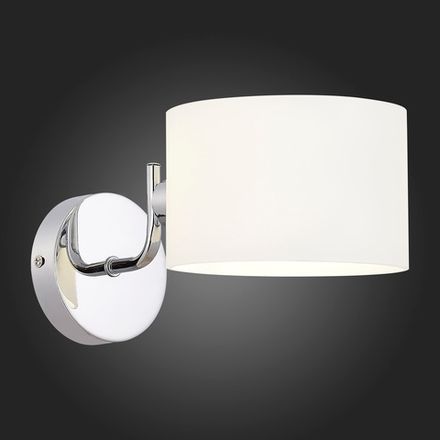 SLE1121-101-01 Бра Хром/Молочно-Белый E14 1*40W