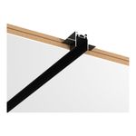 ST069.429.00 Шинопровод встраиваемый в ГКЛ 9мм ST-Luce Черный Длина 2 000мм