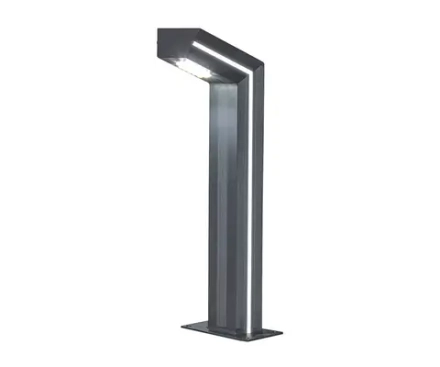 09207-F(220V),16(10) Светильник уличный Такоми серый 220V w15*7,5 h80 Led 10W (4000K) Декоративная подсветка розовая.