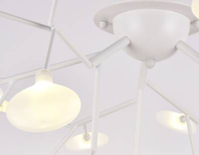 Потолочная люстра TR3011/27 WH/FR белый/матовый G4*27 max 20W D730*430 (лампы LED G4 1.5W 4200K в комплекте)