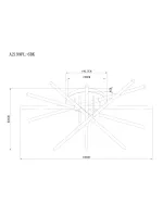 Потолочная люстра Arte Lamp FERNANDO A2199PL-6BK, 1хLED