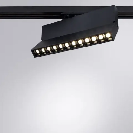Трековый светильник Arte Lamp FLASH A4572PL-1BK, 1хLED