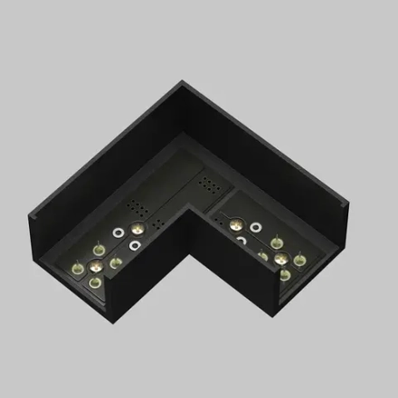 Коннектор питания угловой Elasity, TRA160CL-11B. TM Maytoni