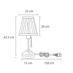 Декоративная настольная лампа Arte Lamp MARRIOT A5039TL-1CC, 1хE27