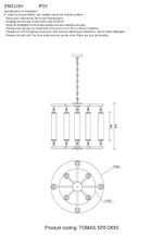Люстра Crystal Lux TOMAS SP8 D650 BRASS 3672/308D
