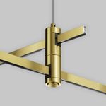 Подвес тросовый Hang двойной Flarity латунь, TRA157SW-D1-BS. TM Maytoni