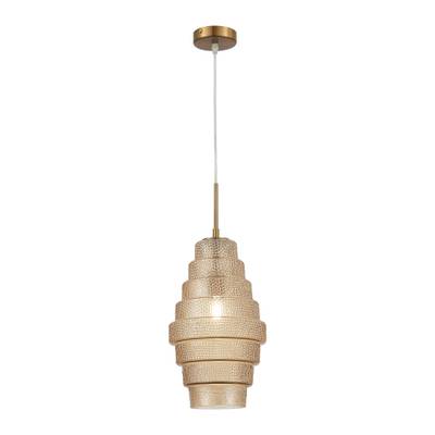 SL1001.203.01 Подвес ST-Luce Латунь/Коньячный E27 1*40W