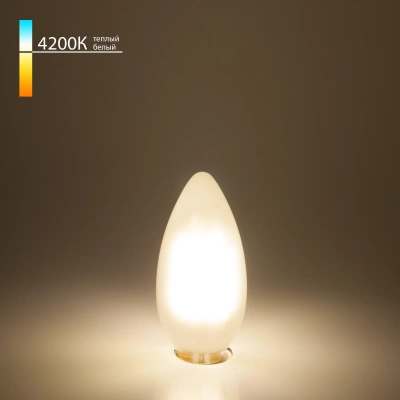 Филаментная светодиодная лампа "Свеча" С35 7W 4200K E14 BLE1410