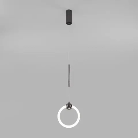 Подвесной светодиодный светильник 90165/1 черный жемчуг, LED