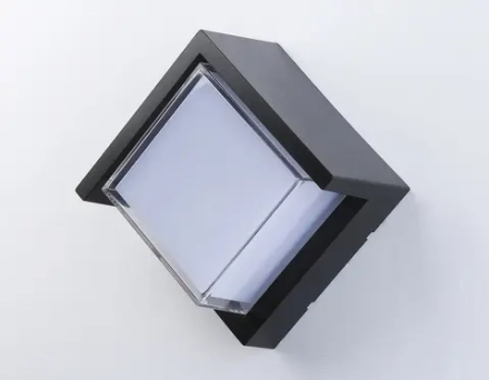 Светильник светодиодный уличный настенный архитектурный ST5233 BK черный IP65 LED 4200K 12W 220*220*100