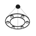 8340/6 MODERNI черный, металл Люстра подвесная GX53 LED 6*7W 220V TORINA