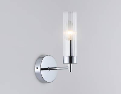 Светильник настенный LH55154 CH/CL хром/прозрачный E14 max 40W 155*100*245
