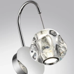 5084/5WL L-VISION ODL25 561 хром/прозрачный/металл/акрил Бра LED 5W 4000K 250Лм JEMSTONE