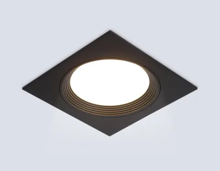 Светильник встраиваемый TN51804 BK черный GX53 max 15W 110*110*23