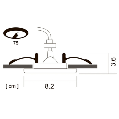 Точечный встраиваемый светильник Arte Lamp AQUA A5440PL-1CC, 1хGU10