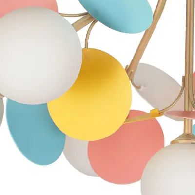 Потолочная люстра Arte Lamp PEACOCK A1369PL-7MD, 7хG9