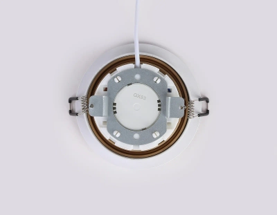 Светильник встраиваемый поворотный точечный TN51912 WH/GD белый/золото GX53 max 12W D115*23